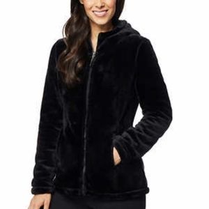 NWT 32 Degrees Ladies' Plush Jacket with Hood